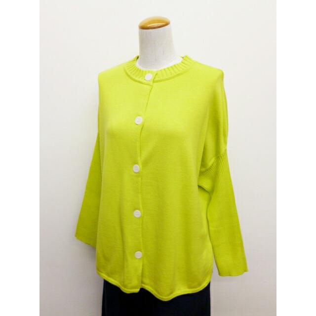 マオメイド mao made カーディガン ニット セーター 前後 2WAY クルーネック プルオーバー セミ ドルマン スリーブ コットン 綿 100 % 2025年春夏物 セール | mao made | 06