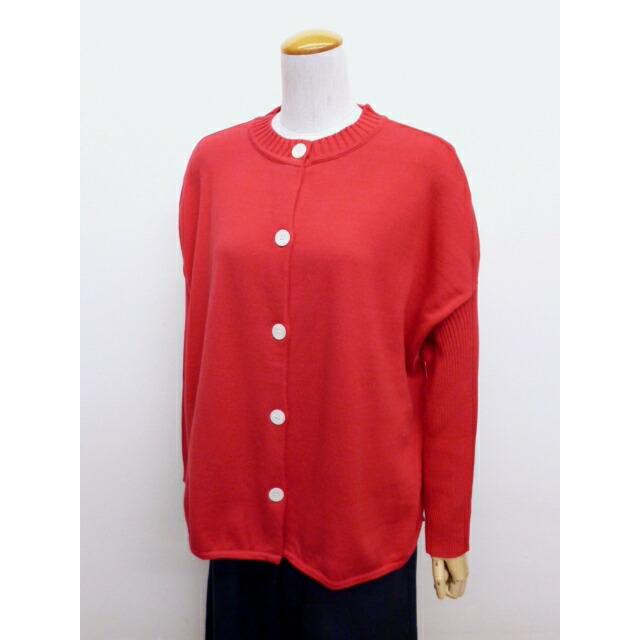 マオメイド mao made カーディガン ニット セーター 前後 2WAY クルーネック プルオーバー セミ ドルマン スリーブ コットン 綿 100 % 2025年春夏物 セール | mao made | 07