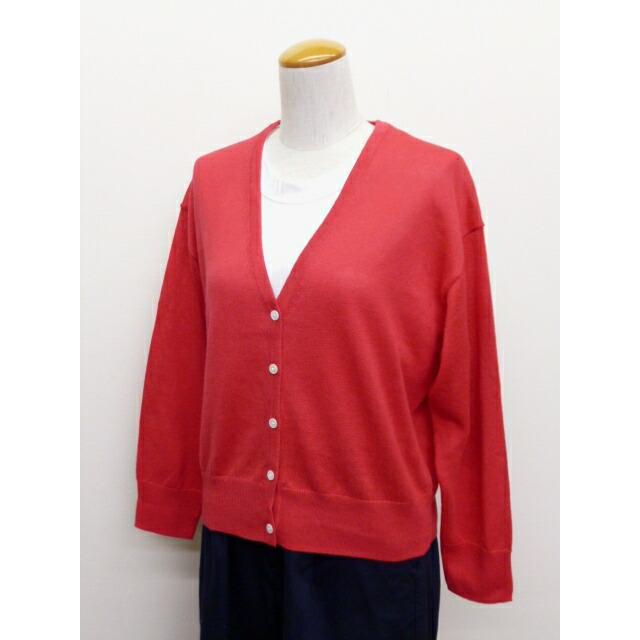 マオメイド mao made カーディガン リネン 麻 100％ Vネック クロップド丈 UVカット ニット 薄手 レディース 2026年春夏の新色入荷 611114 | mao made | 08