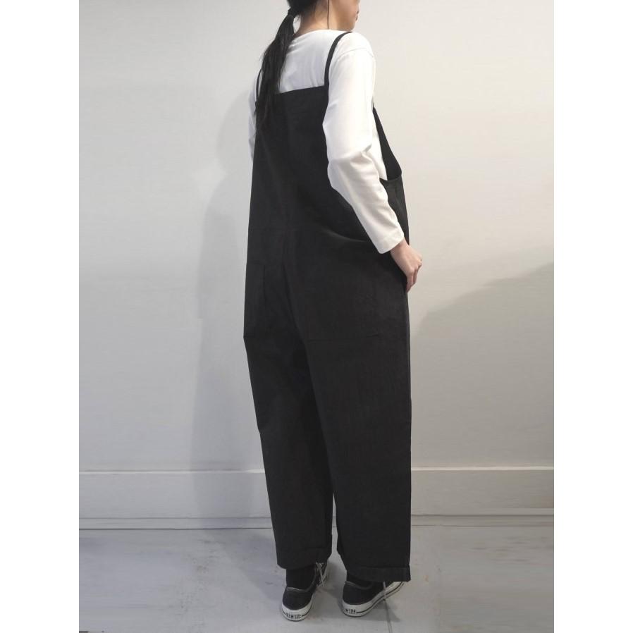 マオメイド mao made サロペット オールインワン ワイド シルエット ワッシャー 加工 タイプライター コットン 綿 ナイロン | mao made | 02