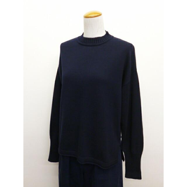 マオメイド mao made ニット セーター クルーネック プルオーバー やわらか ソフト コットン 綿 100 % 平編み 異ゲージ リブ レディース 2026年秋冬の新色入荷 | mao made | 09