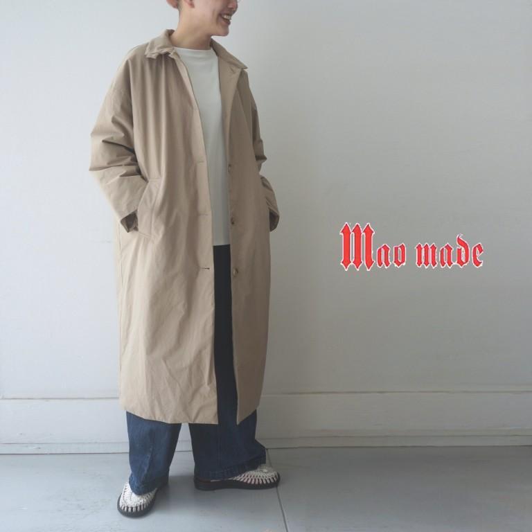 mao made（マオメイド） コート ロング ステンカラー オーバー サイズ