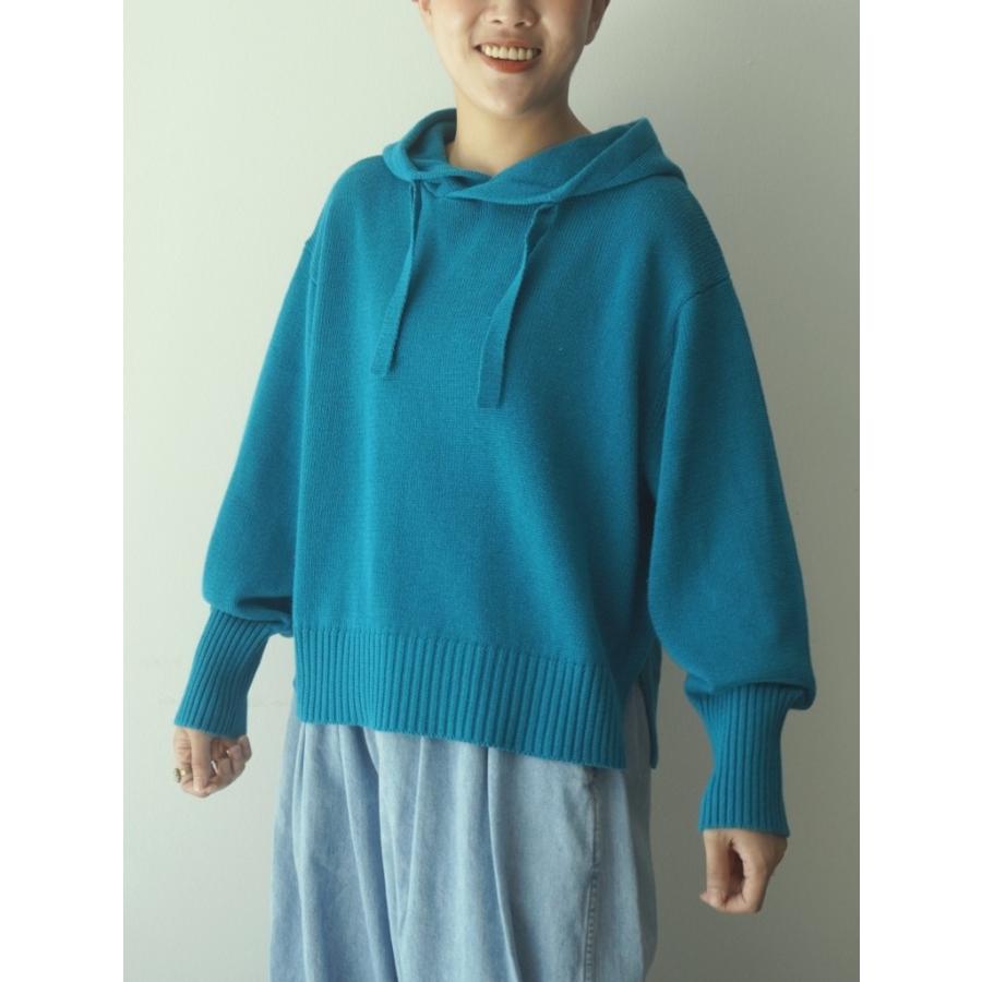 mao made(マオメイド) コットンリネン鹿の子編みニットプルオーバー mao made（マオメイド） ニット セーター パーカー パーカ プル