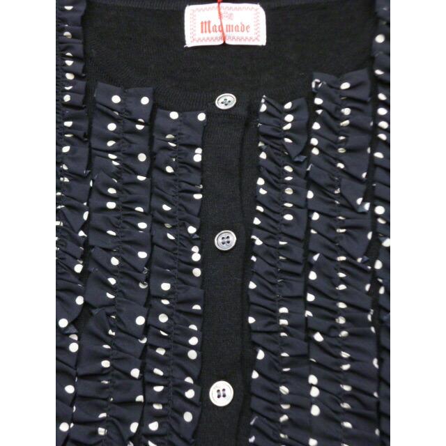 マオメイド mao made カーディガン ニット フリル ふりふり 柄 クルーネック リネン コットン 綿 麻 2026年春夏物 | mao made | 09