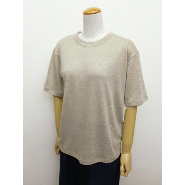 マオメイド mao made Tシャツ 半袖 カットソー ニット プルオーバー クルーネック ベルギー リネン 麻 100% 無地 日本製 2026年春夏の新色入荷 CP セール | mao made | 03