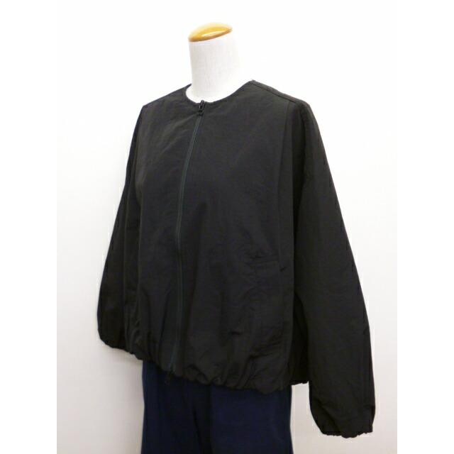 マオメイド mao made ブルゾン ジャケット ノーカラー クルーネック ジップ アップ バルーン シルエット 撥水加工 ライト アウター 2026年春夏物 | mao made | 05