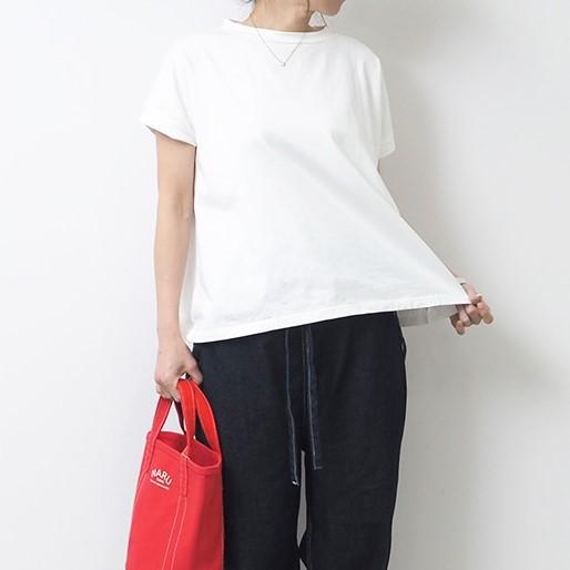 NARU（ナル） Tシャツ 半袖 カットソー 日本製 プルオーバー フレンチ