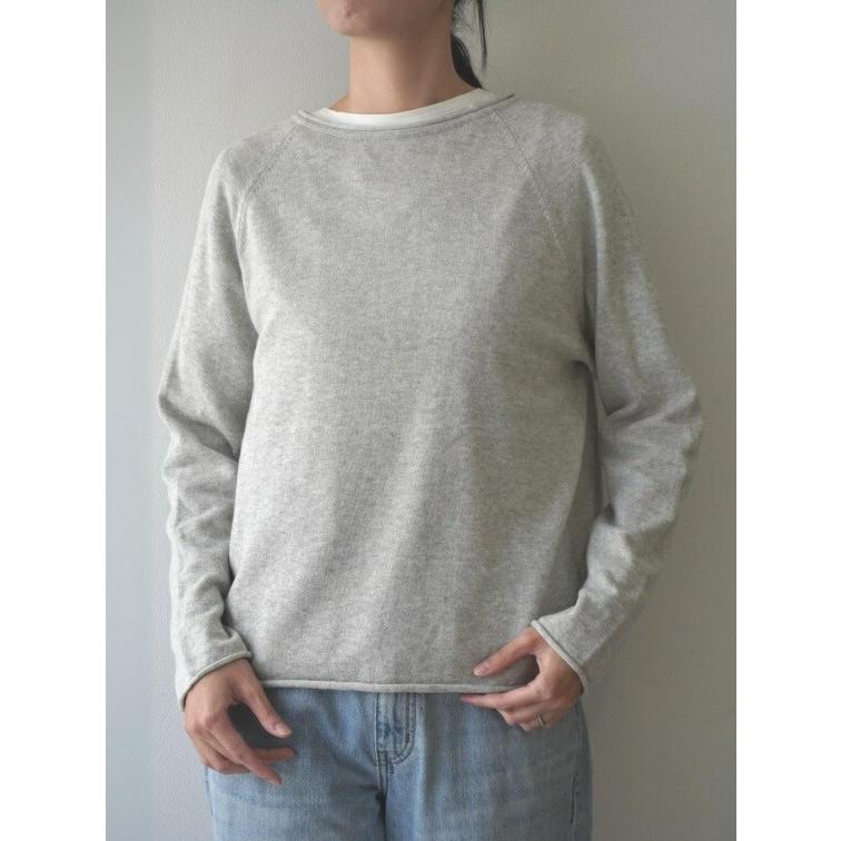 マオメイド mao made ニット セーターカーディガン 前後 2WAY クルーネック プルオーバー コットン 綿 100% 平編み レディース 2026年秋冬の新色入荷 |  | 02
