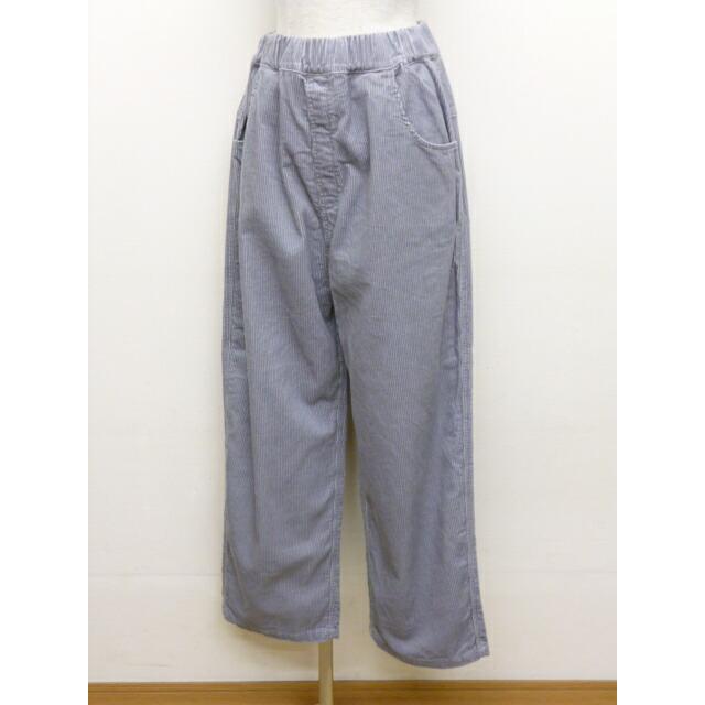 NARU ナル パンツ コーデュロイ ワイド ストレート イージー パンツ ウエスト ゴム ノッポパンツ 綿 100% 日本製 | NARU | 05