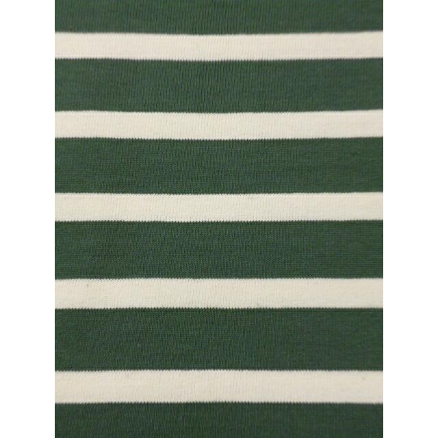 NARU ナル Tシャツ 5分袖 カットソー ロンT ロンティー レディース  ボーダー ワイド ボトルネック デラヴェ ジャージー 綿 100% ポーセリン 日本製 | NARU | 16