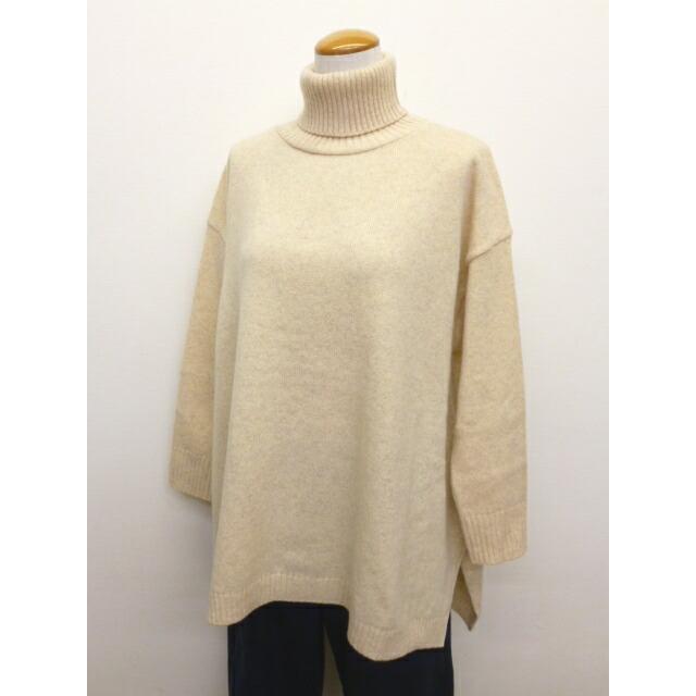 NARU ナル セーター ニット タートル ネック ワイド Aライン プルオーバー タスマニア ラム ウール 100% 日本製 レディース アラスカニット | NARU | 04