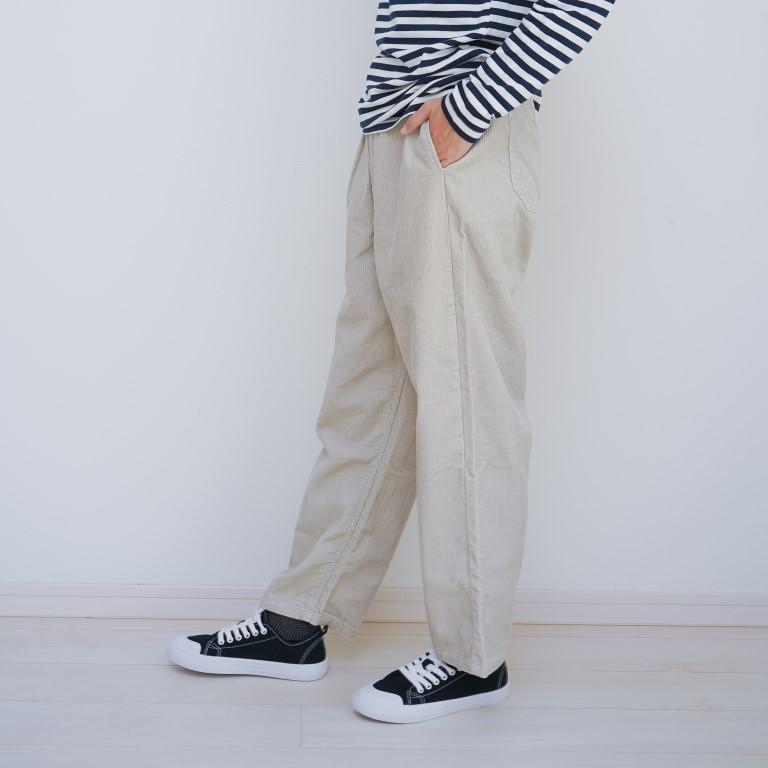 NARU ナル パンツ コーデュロイ イージーパンツ ウエスト ゴム コージーパンツ 綿 100% 日本製 | NARU | 01