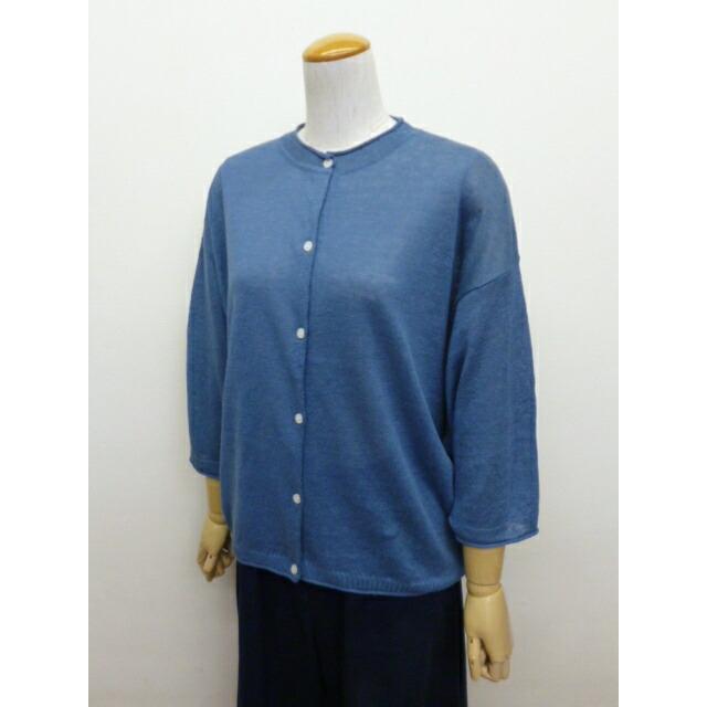 mao made（マオメイド） カーディガン リネン 麻 100% UVカット ニット