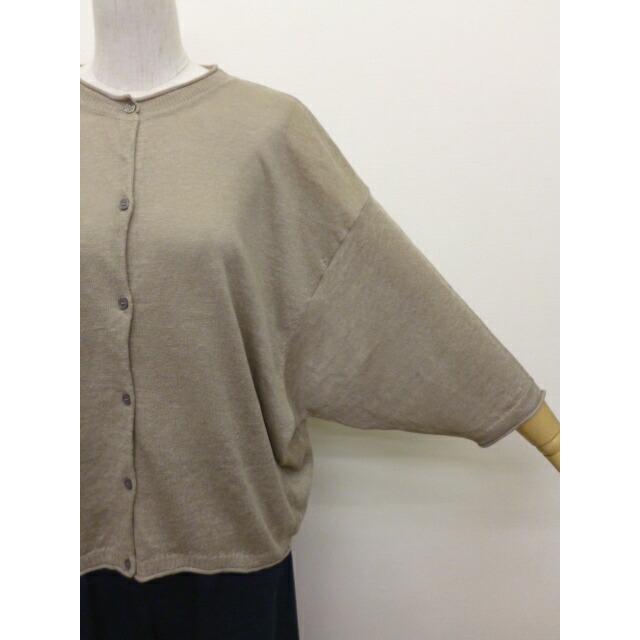 mao made（マオメイド） カーディガン リネン 麻 100% UVカット ニット