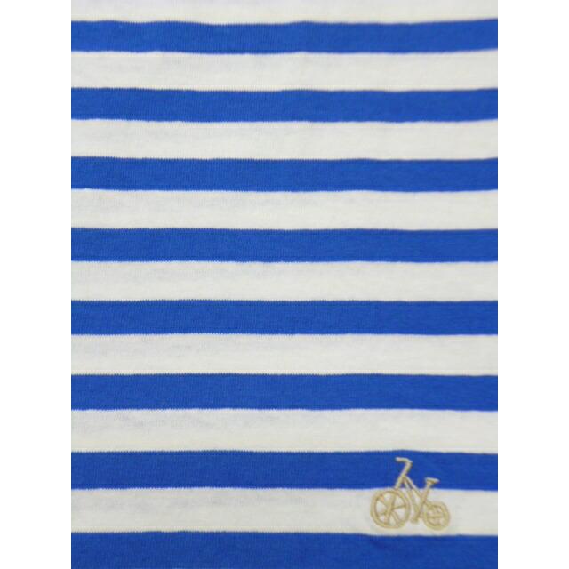 Bliss bunch ブリスバンチ Tシャツ カットソー 半袖 ボーダー ラグラン 刺繍 入り 綿 100% リサイクル コットン tbn1007 | Bliss bunch | 12