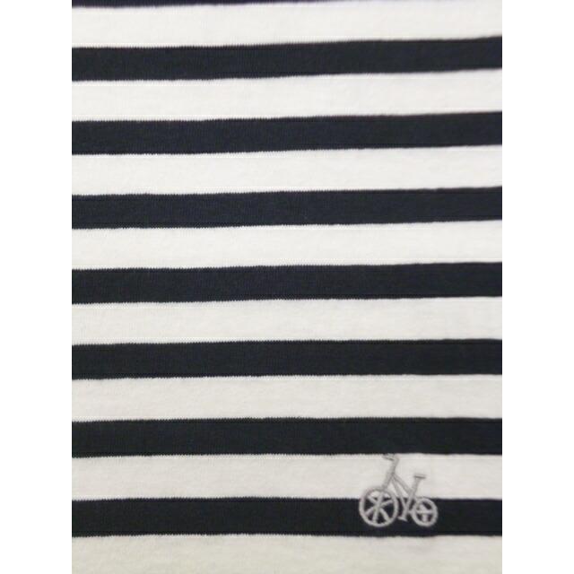 Bliss bunch ブリスバンチ Tシャツ カットソー 半袖 ボーダー ラグラン 刺繍 入り 綿 100% リサイクル コットン tbn1007 | Bliss bunch | 13