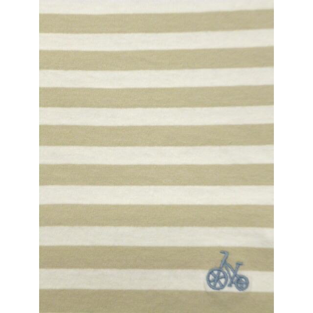 Bliss bunch ブリスバンチ Tシャツ カットソー 半袖 ボーダー ラグラン 刺繍 入り 綿 100% リサイクル コットン tbn1007 | Bliss bunch | 14