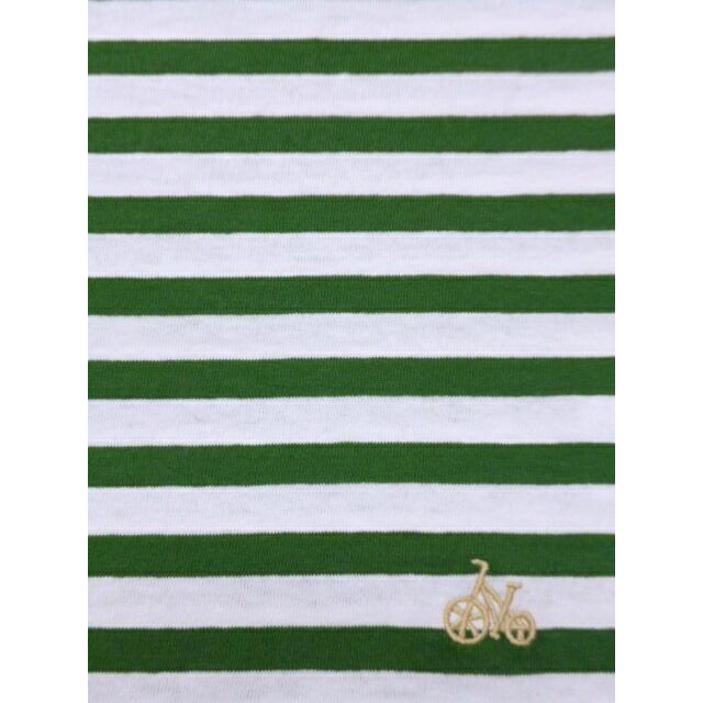 Bliss bunch ブリスバンチ Tシャツ カットソー 半袖 ボーダー ラグラン 刺繍 入り 綿 100% リサイクル コットン tbn1007 | Bliss bunch | 16