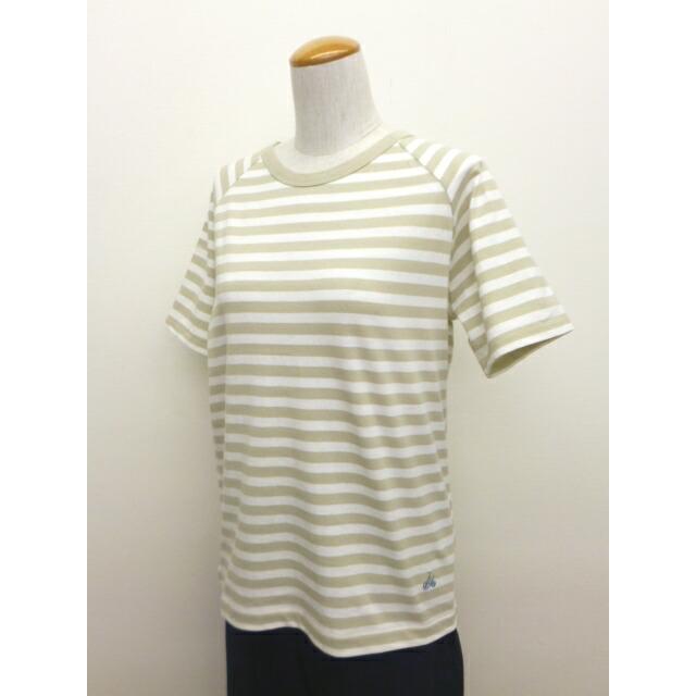 Bliss bunch ブリスバンチ Tシャツ カットソー 半袖 ボーダー ラグラン 刺繍 入り 綿 100% リサイクル コットン tbn1007 | Bliss bunch | 06