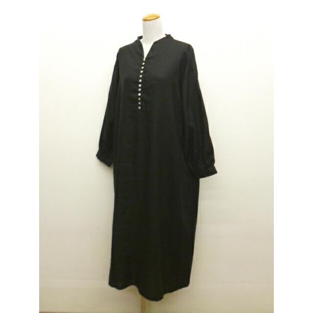 08Mab（ゼロハチマブ） ロング ワンピース スタンドカラー 多ボタン