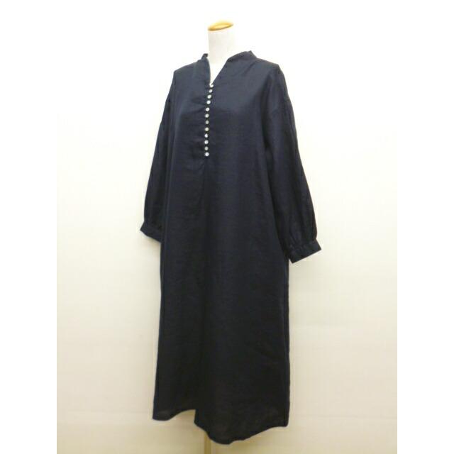 08Mab（ゼロハチマブ） ロング ワンピース スタンドカラー 多ボタン