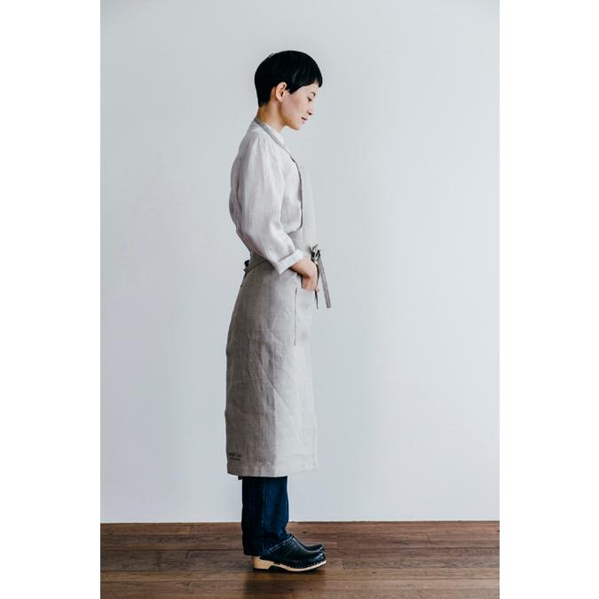 fog linen work（フォグリネンワーク） エプロン リネン 麻 100% フル