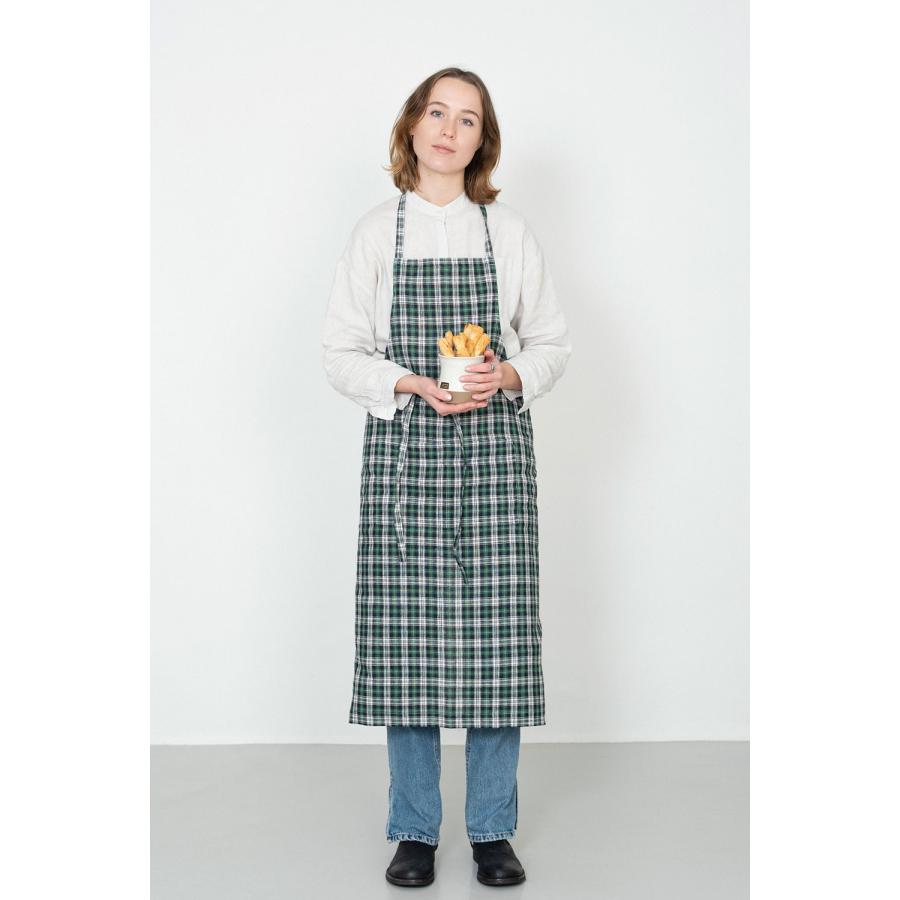 fog linen work（フォグリネンワーク） エプロン リネン 麻 100% フル