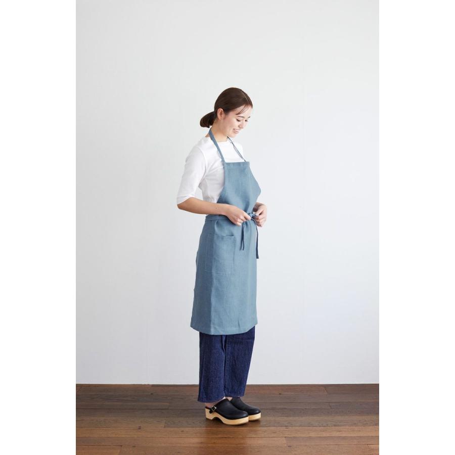 fog linen work（フォグリネンワーク） エプロン リネン 麻 100
