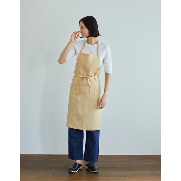 fog linen work（フォグリネンワーク） エプロン リネン 麻 100