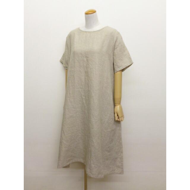 SO エスオー ワンピース 半袖 リネン 麻 100% クルーネック ボートネック プルオーバー シンプル Aライン フレアー 定番 2025年春夏の新色入荷 セール sa-0449 | SO(ファッション) | 02