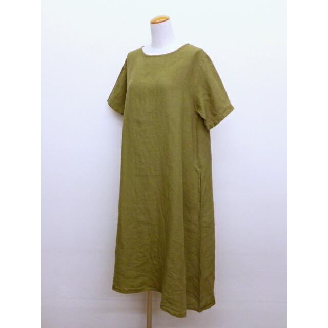 SO エスオー ワンピース 半袖 リネン 麻 100% クルーネック ボートネック プルオーバー シンプル Aライン フレアー 定番 2025年春夏の新色入荷 セール sa-0449 | SO(ファッション) | 09