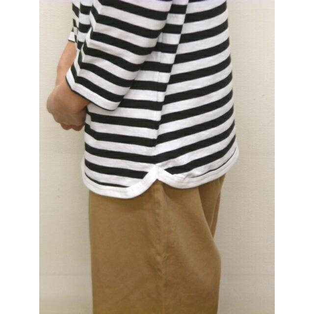 SO エスオー 7分袖 Tシャツ カットソー 無地 ボーダー ロンT