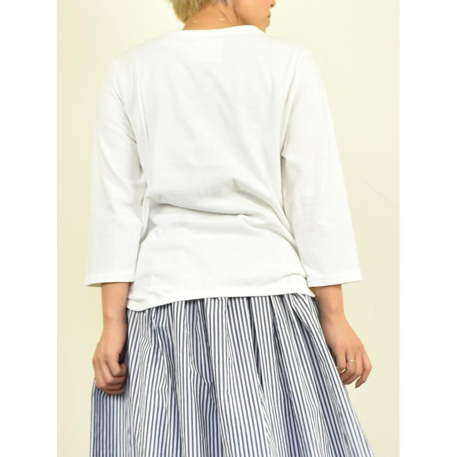 SO エスオー 7分袖 Tシャツ カットソー 無地 ボーダー ロンT