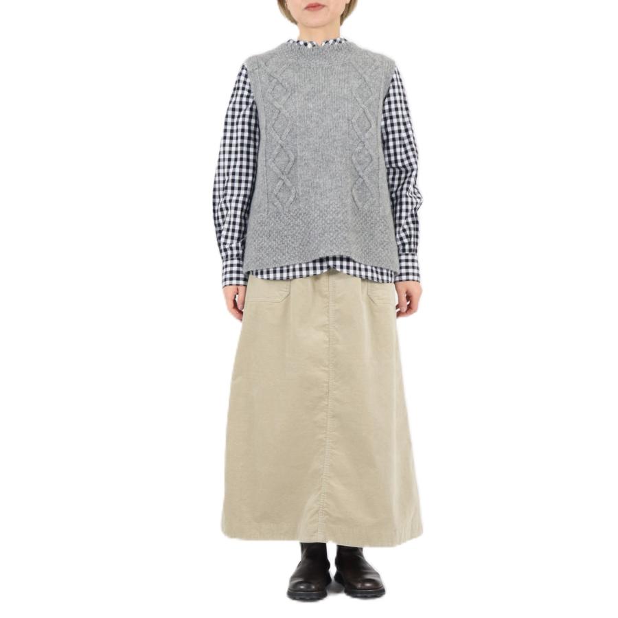 【最終値下げ】Y's ワイズ　ケーブル編みベスト SO(ファッション) SO エスオー ベスト ニット ウール 100