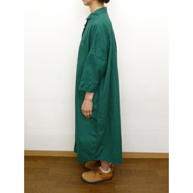 SUN VALLEY（サンバレー） ワンピース シャツワンピース 7分袖 ワイド