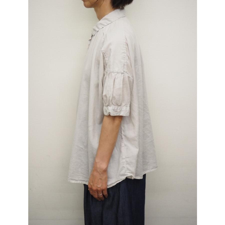 SUN VALLEY（サンバレー） シャツ ブラウス パフスリーブ 半袖 ワイド