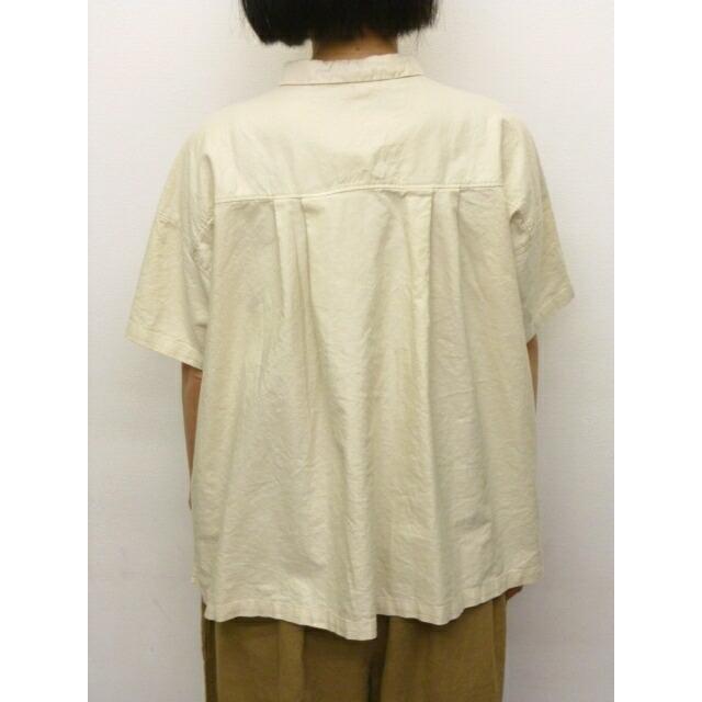 SUN VALLEY サンバレー SUNVALLEY シャツ ブラウス 半袖 チビ襟 ワイド 