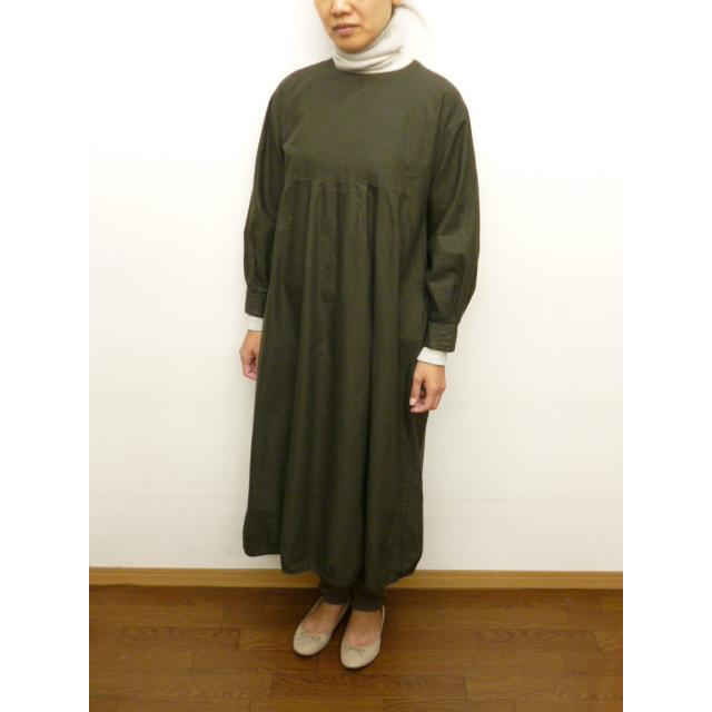 サンバレー Sunvalley ワンピース バルーン オックス オックスフォード 日本製品染め 年秋冬物 Sk エクル 通販 Yahoo ショッピング