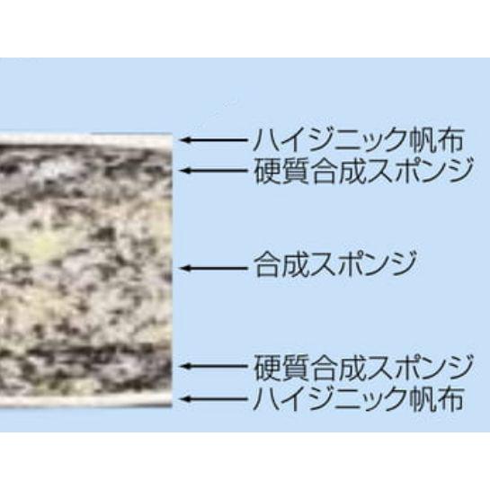 F1218 ＭＸ合成スポンジマット（ハイジニック） ６号１２０ｘ６００ｘ５ 規格：重量（kg）：55の画像