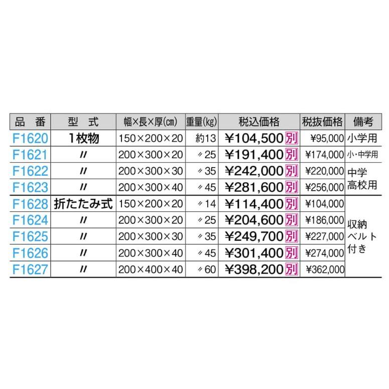F1627 室内用エバーマット抗菌 折式２００ｘ４００ｘ４０ 規格：重量（kg）：60の画像