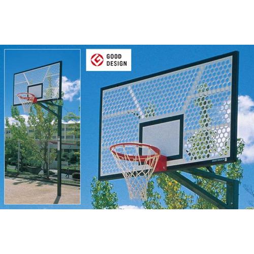 RT-B062130 バスケットゴール単柱式 アルミパンチング 一般用 : EC