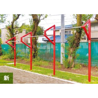 RT-E121703 高鉄棒 3連 腕付の画像
