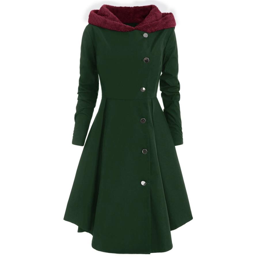 コート ロングコート レディース 秋冬 フード付き ロング丈 Aライン トレンチコート 上品 フレア ワンピース風 通勤 アウター 着痩せ オシャレ Ec Ecshop 通販 Yahoo ショッピング