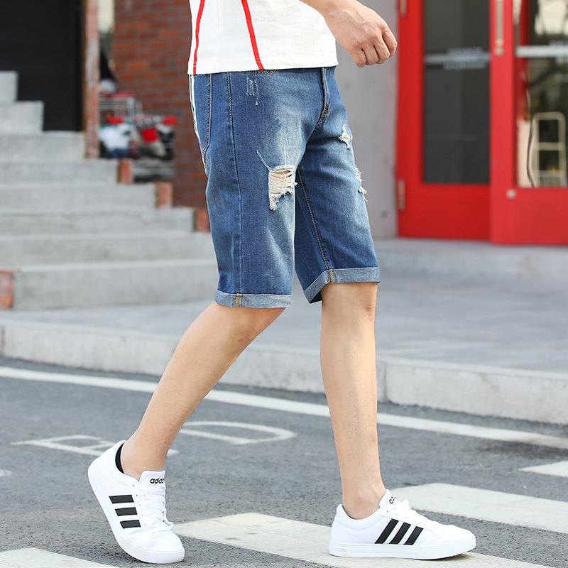 デニム ジーンズ コットンパンツ メンズ デニムハーフパンツ ストレート 半ズボン ダメージ ジーパ ロングパンツ 売れ筋がひ贈り物 Www Quartzhotel Mx