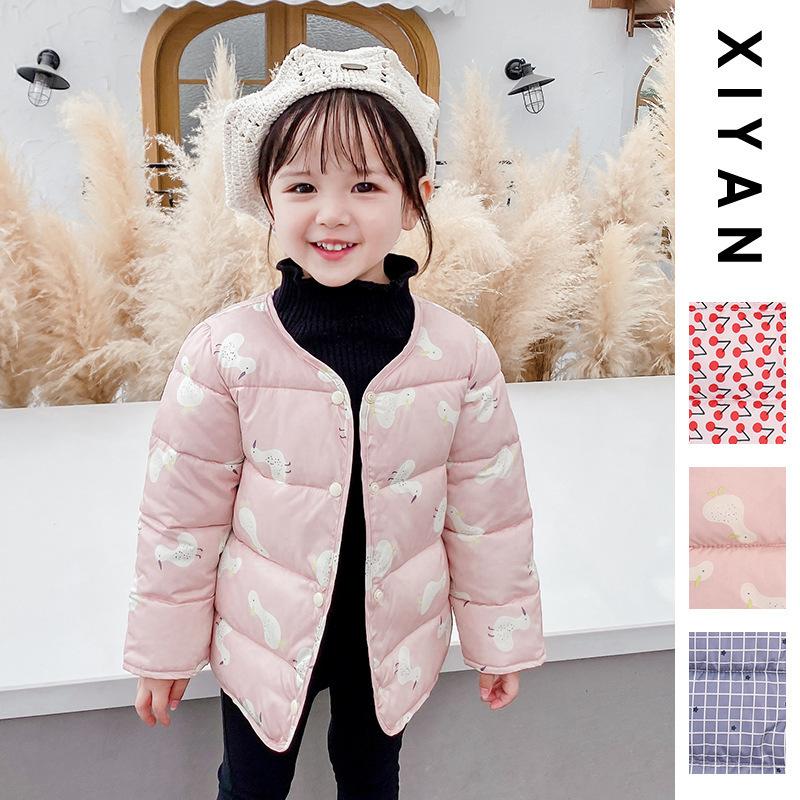 子供服 女の子 総柄 コットン服 中綿コート フードなし ジャケット キッズコート 冬着 子供コート キッズ服 可愛い アウター 通園 Ec167 Ecshop 通販 Yahoo ショッピング