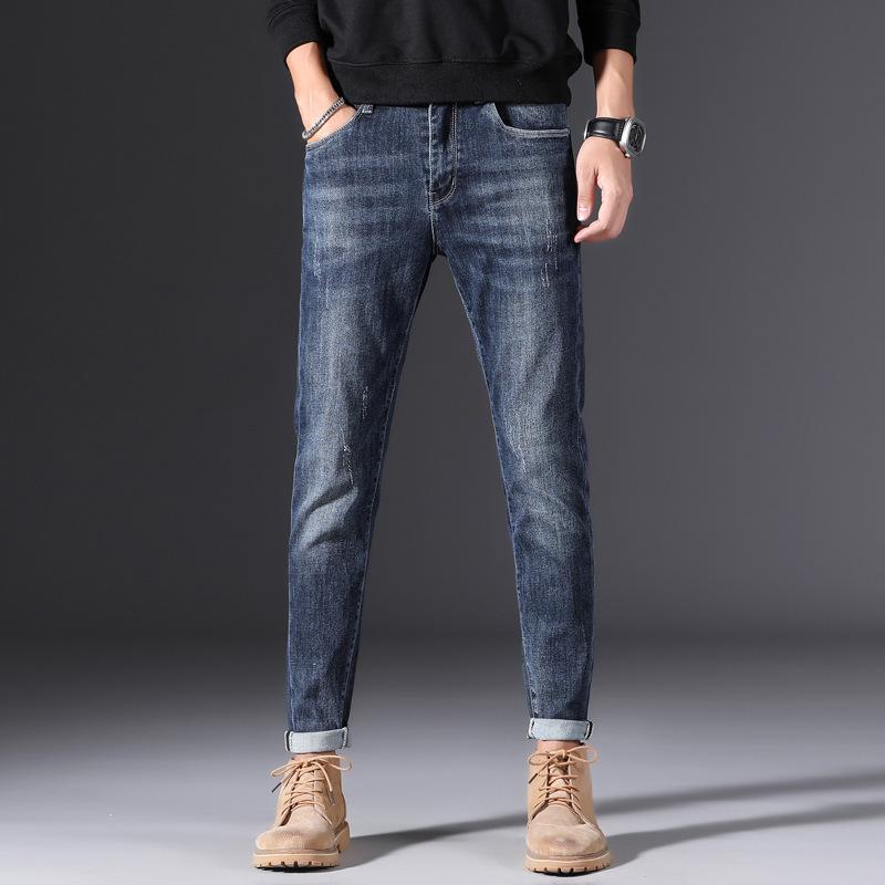 ジーンズ ジーパン 薄手 厚手 メンズ ロング丈 テーパード ストレッチ デニムパンツ ボトムス カジュアル 伸びる 長ズボン 春 秋 冬 着痩せ Ec Ecshop 通販 Yahoo ショッピング