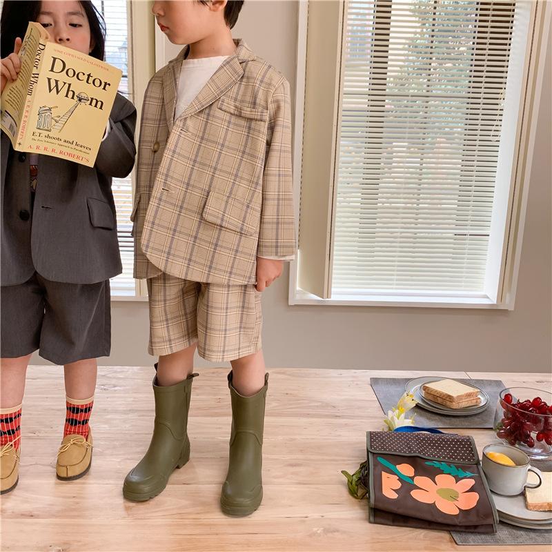 子供服 子供スーツ 男の子 女の子 半ズボン ジャケット 小学校 セットアップ 2点セット 入学式スーツ カジュアルスーツ 卒園式 春新作 Ec Ecshop 通販 Yahoo ショッピング