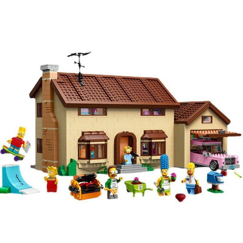 レゴ互換　ブロック　ザ シンプソンズ ハウス　おもちゃ 