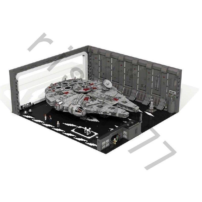レゴ 互換品 ミレニアムファルコン ドッキング ベイ (ライトキットなし) スターウォーズ クリスマス プレゼント 75192 