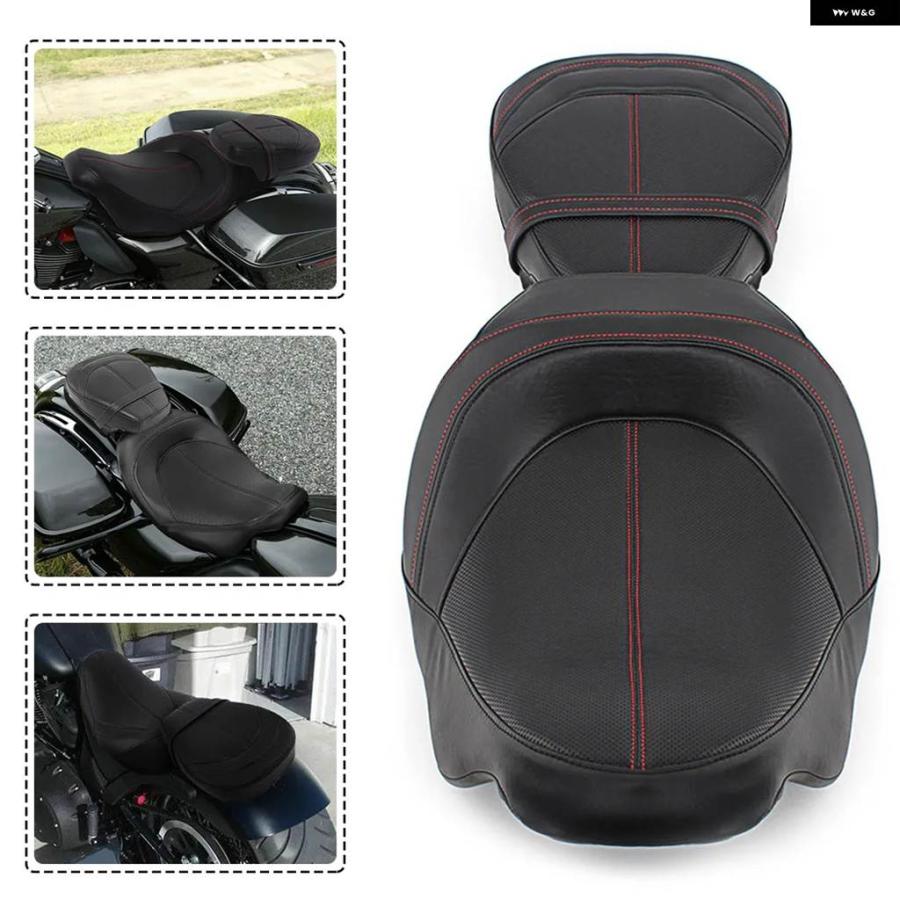 並行輸入品オートバイ ツーアップ ドライバー パッセンジャーシート フロント リアシート ハーレー ツーリング エレクトラ グライド CVO ロード ストリ